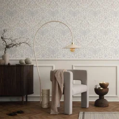 Vliestapete Floral Ornamente Creme Beige Grau 35147