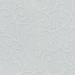 Vliestapete Floral Ranken Blau Creme Metallic 10467-10