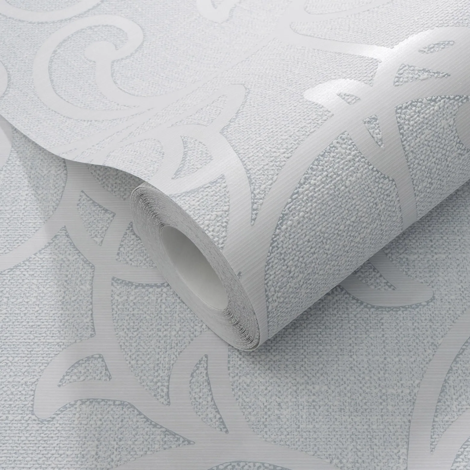 Vliestapete Floral Ranken Blau Creme Metallic 10467-10