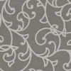 Vliestapete Floral Ranken Braun Creme Metallic 10467-11