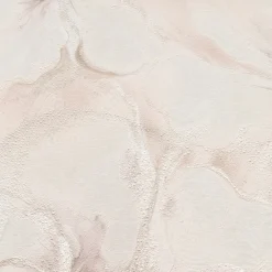 Vliestapete Floral Rosa Beige Silber Glitzer 10514-05