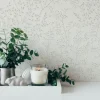 Vliestapete Floral Äste Creme Weiß Glanz 38100-1