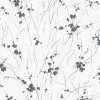 Vliestapete Floral Striche weiß schwarz Glanz 6749-10