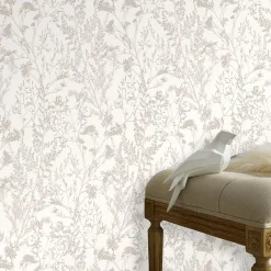 Vliestapete Floral Sträucher creme beige 10251-14