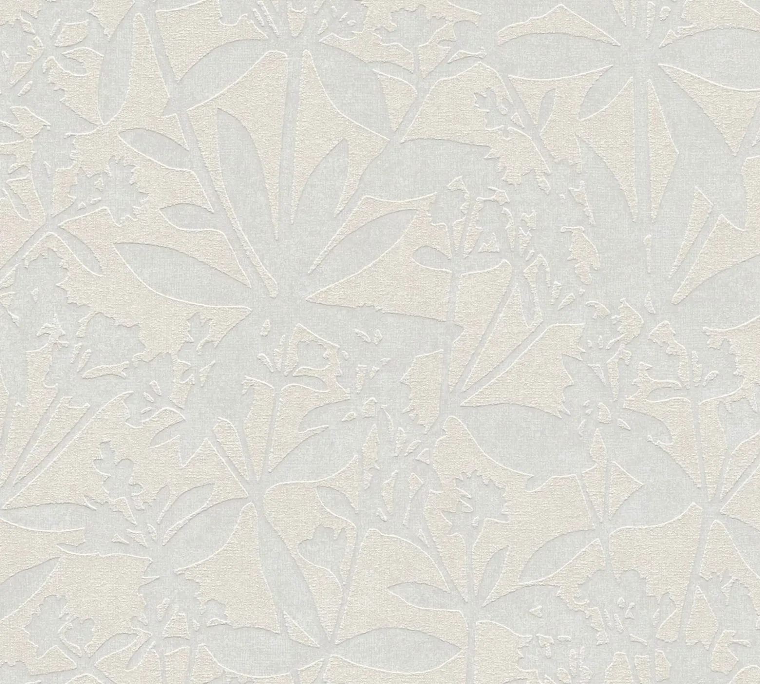 Vliestapete Floral Struktur Meliert Creme Beige 38924-5