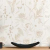 Vliestapete Floral Vögel Blumen Creme Braun 39429-1