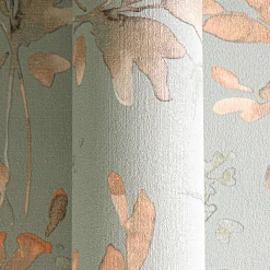 Vliestapete Floral Vintage Blau Orange 79061-6