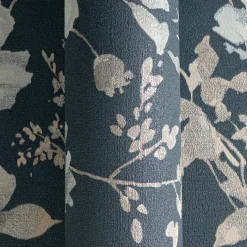 Vliestapete Floral Vintage Blau Silber Metallic 79061-5