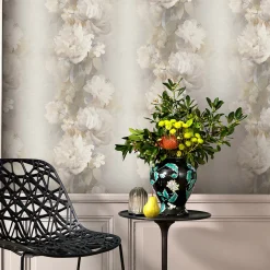 Vliestapete Floral Vintage Braun Beige Creme 10513-37