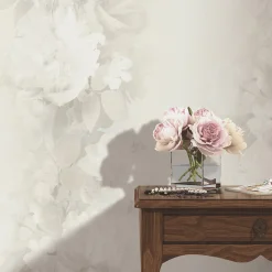 Vliestapete Floral Vintage Beige Grau Creme 10513-02