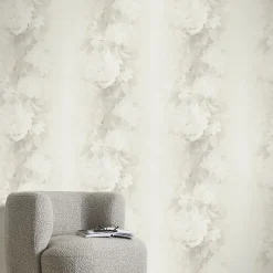 Vliestapete Floral Vintage Beige Grau Creme 10513-02