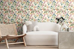 Vliestapete Floral Vintage Creme Bunt 78211-1