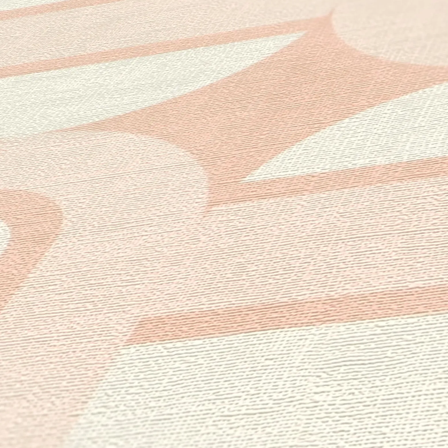Vliestapete Formen Grafisch Rosa Creme 39536-5