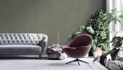 Vliestapete Geometrie Struktur blau gold 38698-4