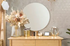 Vliestapete Geometrisch Beige Creme Metallic 82423