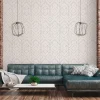 Vliestapete Geometrisch hellgrau silber Metallic 37869-1