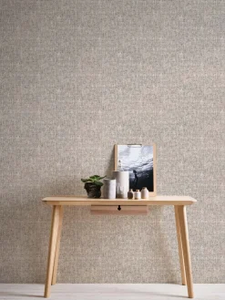 Vliestapete Gewebe Struktur Braun Weiß Schwarz 3544-19