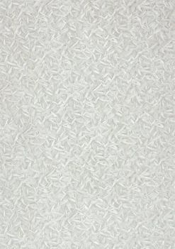 Vliestapete Glööckler Blätter Federn silber Metallic 54844