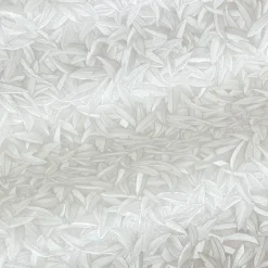Vliestapete Glööckler Blätter Federn silber Metallic 54844