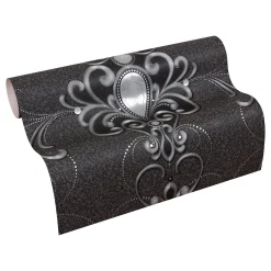 Vliestapete Glööckler Diamant Ornament anthrazit 54853