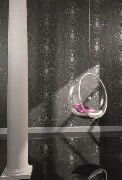 Vliestapete Glööckler Diamant Ornament anthrazit 54853