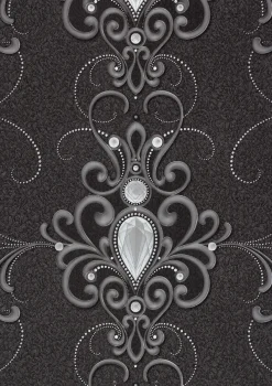Vliestapete Glööckler Diamant Ornament anthrazit 54853