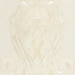 Vliestapete Glööckler Engelsflügel creme Metallic 52593