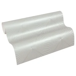 Vliestapete Glööckler Linien grau silber Metallic 54852