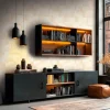 Vliestapete Grafik Abstrakt Beige Creme Metallic 79197-4