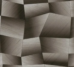 Vliestapete Grafik Abstrakt Schwarz Grau Metallic 79197-5