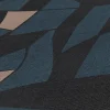 Vliestapete Grafik Abstrakt Schwarz Blau Beige 39093-5