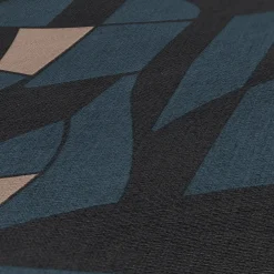 Vliestapete Grafik Abstrakt Schwarz Blau Beige 39093-5