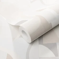 Vliestapete Grafik Abstrakt Creme Beige Grau 10432-31