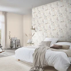 Vliestapete Grafik Abstrakt Creme Beige Grau 10432-31