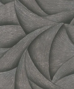 Vliestapete Grafik Abstrakt Grau Silber Metallic 35505