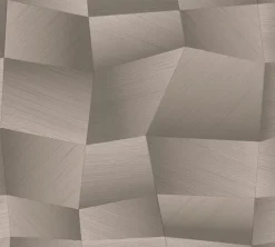 Vliestapete Grafik Abstrakt Grau Silber Metallic 79197-2