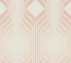 Vliestapete Grafik Art Deco Beige Weiß 39532-4