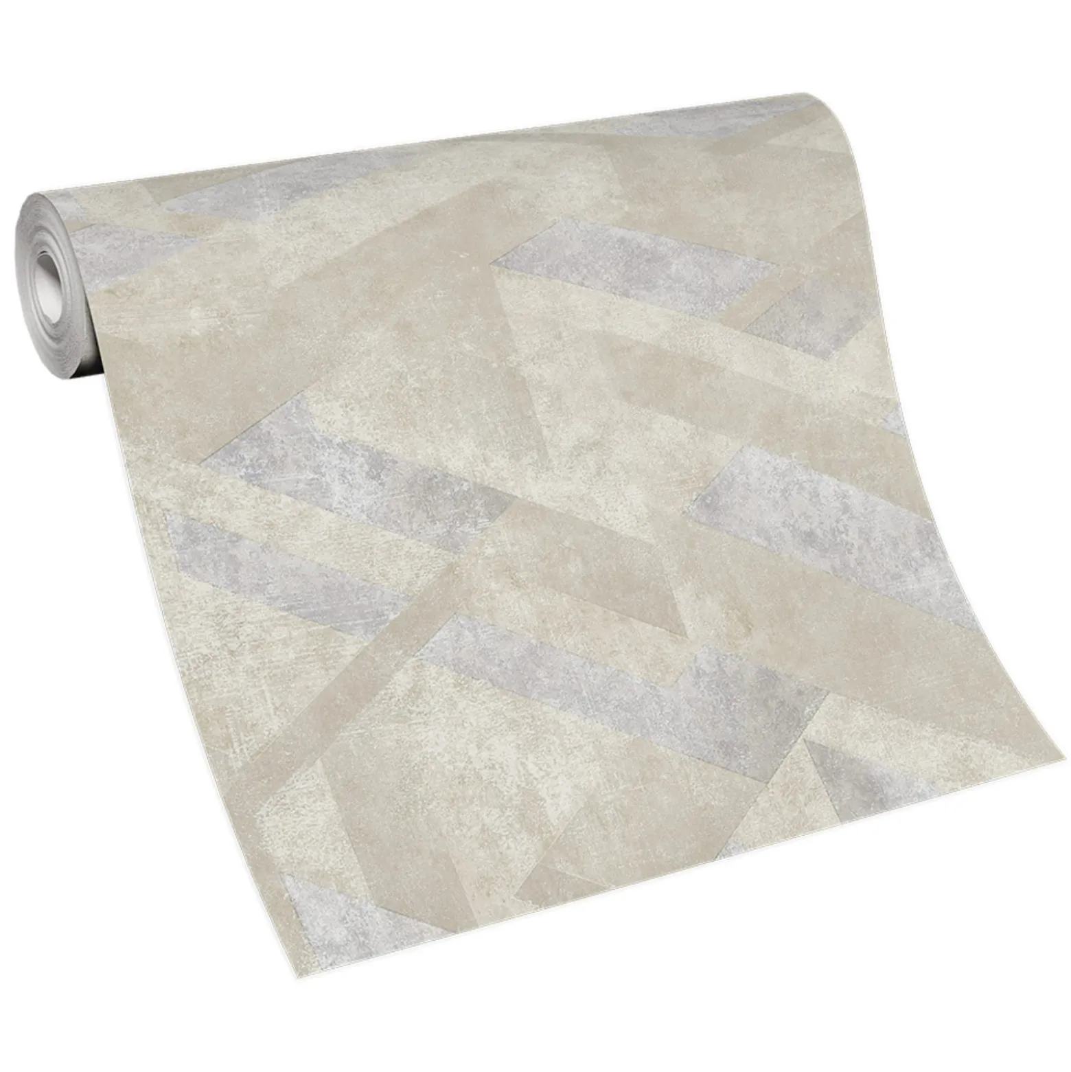 Vliestapete Grafik Betonoptik Beige Grau Metallic 10353-11
