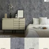 Vliestapete Grafik blaugrau gold Glanz 37424-5