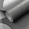 Vliestapete Grafik 3D-Effekt Grau Silber Metallic 10423-29