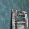 Vliestapete Grafik 3D-Effekt Struktur Türkis 10392-19