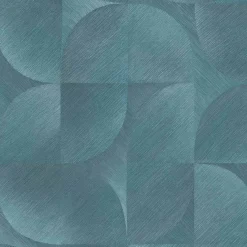 Vliestapete Grafik 3D-Effekt Struktur Türkis 10392-19