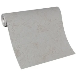 Vliestapete Grafik Marmor Grau Rosegold Metallic 10358-48