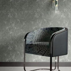 Vliestapete Grafik Marmor Grau Silber Metallic 10358-15