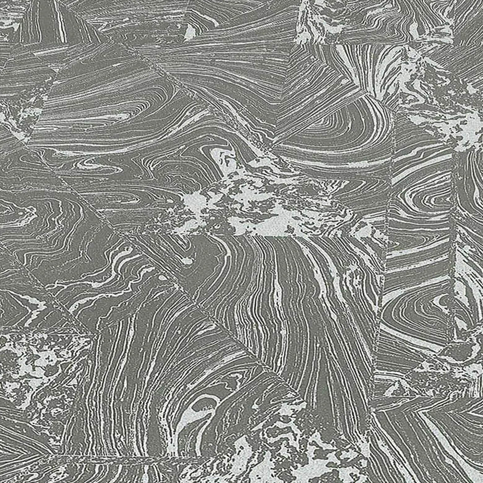 Vliestapete Grafik Marmor Grau Silber Metallic 10358-15