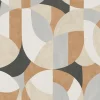 Vliestapete Grafik Motiv Beige Grau Braun 39932-1