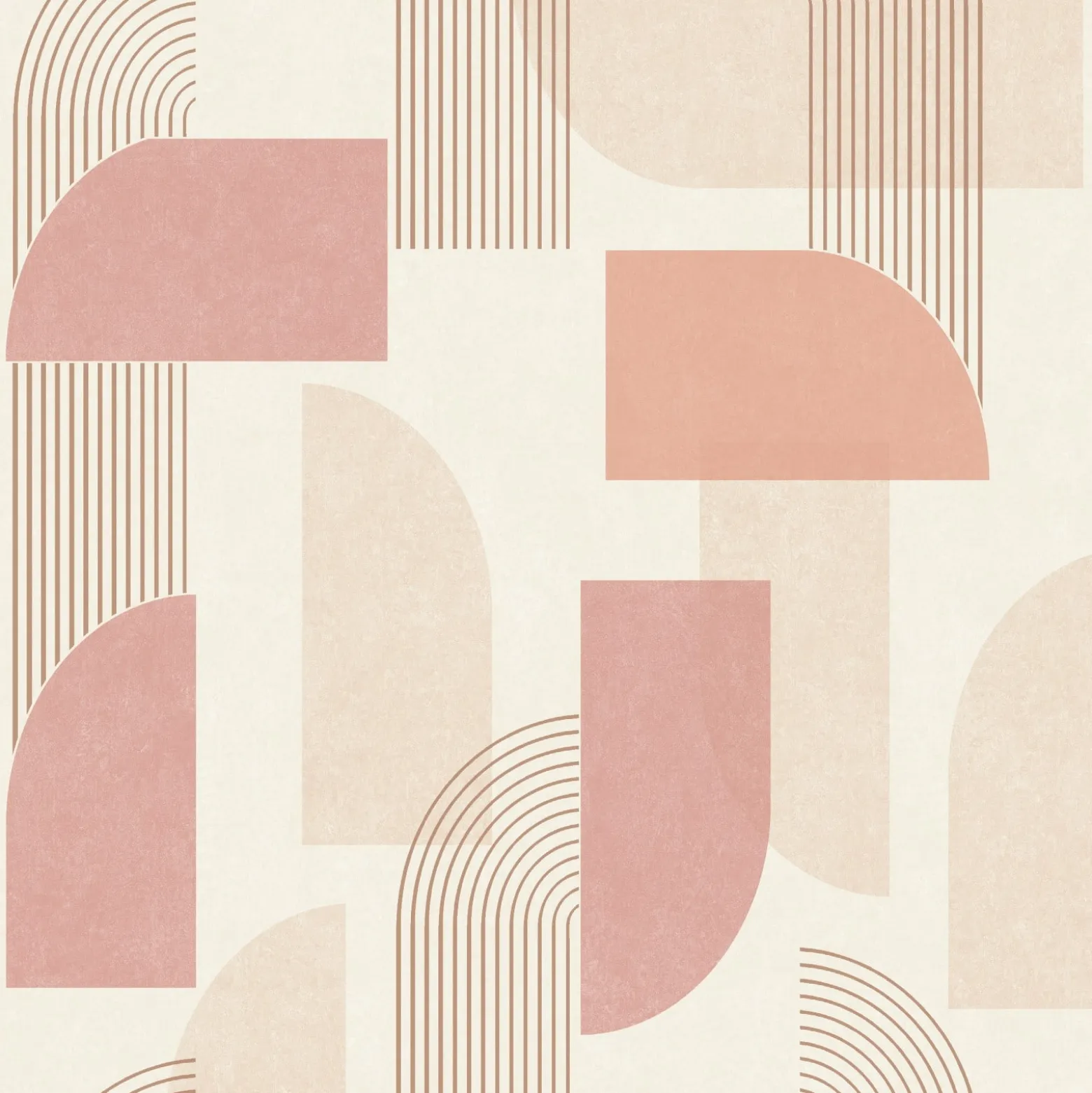 Vliestapete Grafik Muster Beige Rot Gold Metallic MN3305