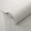 Vliestapete Grafik Muster Creme Beige Metallic 10461-02