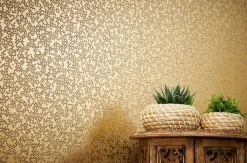 Vliestapete Grafik Muster gold braun Metallic 37866-1