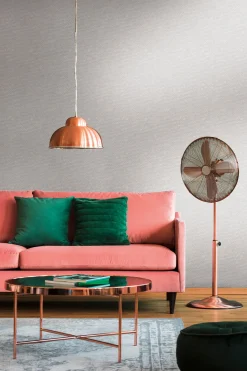 Vliestapete Grafik Muster Metallic Grau Silber 38828-4